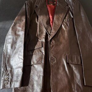 Vintage ROCKY MOUNTAIN Mens Genuine Leather Jacket Size 42